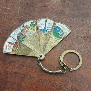 Vintage Ohio Souvenir Keychain - vintage 1970-1980